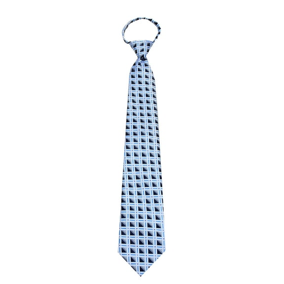 Mens Pre-made Zipper Tie Fashion Zip Up Neckties