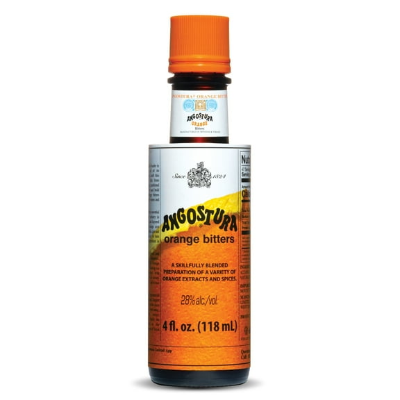 ANGOSTURA Orange Bitters, Liquid Cocktail Bitters for Professional and Home Mixologists, 4 fl oz, (Pack of 4)