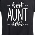 thumbnail image 3 of Instant Message - Best Aunt Ever - Women's Short Sleeve Graphic T-Shirt, 3 of 6