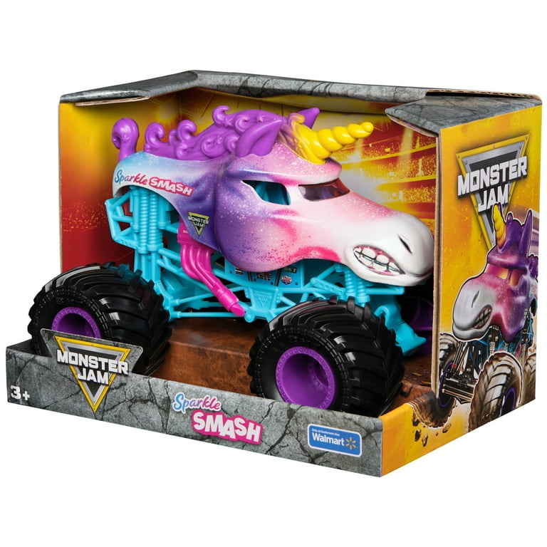 Monster Jam, Official Sparkle Smash Monster Truck Vehicle in 1:24