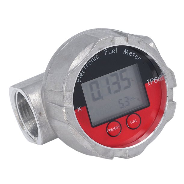 Medidor de Flujo de 1 Pulgada, Pantalla de Pantalla LCD 10-100 LPM Turbina de Turbina Multi Unidades Multi Switching Para Agua de Gasolina Diesel