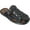 Black-008, variant on Men's Sandals Slides Closed Toe Hook and Loop Fisherman Flip Flops Slipper