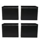 thumbnail image 2 of Elevador de muebles ensanchado y cuadrado, color negro, resistente, 4 Uds., 5 pulgadas, para oficina, 2 of 14