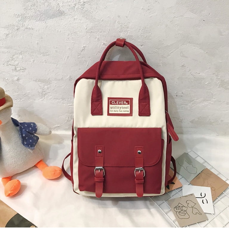 Cream & Red Kids Backpack with Matching Accessories Large Signature Ruby – The Best Backpack for the Best Kids main image 4