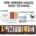 thumbnail image 3 of Home Inspirational Wall Art, Family Smile Metal Sign, Retro Artwork Decoration for Bedroom, Living Room & Home Wall Decor (4 x 16 inch, SMILE), 3 of 7