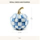 thumbnail image 4 of Calabaza decorativa MACKENZIE-CHILDS Mini Calabaza Azul y Blanca, 4 of 6