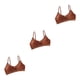 thumbnail image 3 of Minnieouse Sujetador de correa fina copa de tres esquinas sin costuras ahueca hacia fuera sujetadores suaves transpirable sin costura Bralette Type1 NO1, 3 of 6
