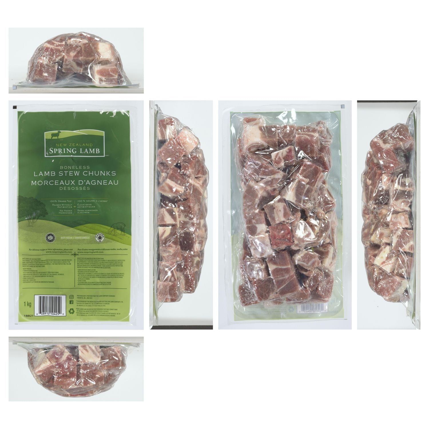 MORCEAUX DE RAGOÛT D'AGNEAU DU PRINTEMPS DE NOUVELLE-ZÉLANDE