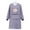 Purple, variant on Joernso Women Long Sleeve Oil Proof Cotton Home Kitchen Cooking Clean Apron Pocket Smock