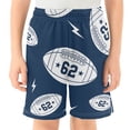 thumbnail image 2 of BZSMCE Adjustable Drawstring Casual Shorts With Blitz Rugby Pattern, 2 of 9