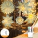 thumbnail image 3 of Faroles navideños de papel con forma de copos de nieve OuMuaMua, paquete de 5 luces LED, 3 of 8