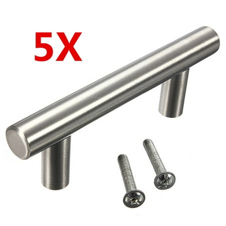 Stainless Steel Bar Pulls Cabinet Hardware Drawer Knobs Pulls