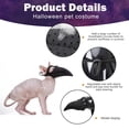 thumbnail image 4 of Beak Mask Dog Halloween Costume, Black Crow Mouth Cover Pet Halloween Costumes for Halloween Party Cosplay and Photo Props (Black), 4 of 7