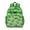 Green Cartoon Dinosaurs, variant on Green Dinosaurs Bones Pattern Backpack for School,Cute School Bag,Schoolbag with Adjustable Shoulder Straps & Padded Back,15.25"x11.5"x5.25"