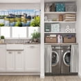 thumbnail image 5 of LALILO Kitchen Curtain Valance Castle Wales Uk Rod Pocket Window Curtain 52"x 18" Set of 2, 5 of 7