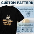 thumbnail image 5 of Cool Cat Cruisin', Cat Print, T Shirt for Men, Vintage Graphic Tees Men, 23806979,XL, 5 of 8