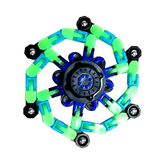 Spinner Toy for Stress Relief Deformable Gyroscope Fingertip Mechanical Top Diy Transformable Spinners for Anxiety Stress Relief Add for Anxiety