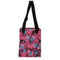 thumbnail image 3 of Fashion Print Insulated Water Resistant Lunch Bag Cooler Tote Pink / Black Paisley, 3 of 4