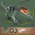 thumbnail image 5 of Remote Control Dinosaur Toy, RC Dinosaur with LED Light,Roaring Sounds, Auto Demonstration, Body Swing,Indoor Outdoor Dinosaur Toys,Birthday Christmas Gifts for Boys and Girls,Green, 5 of 10
