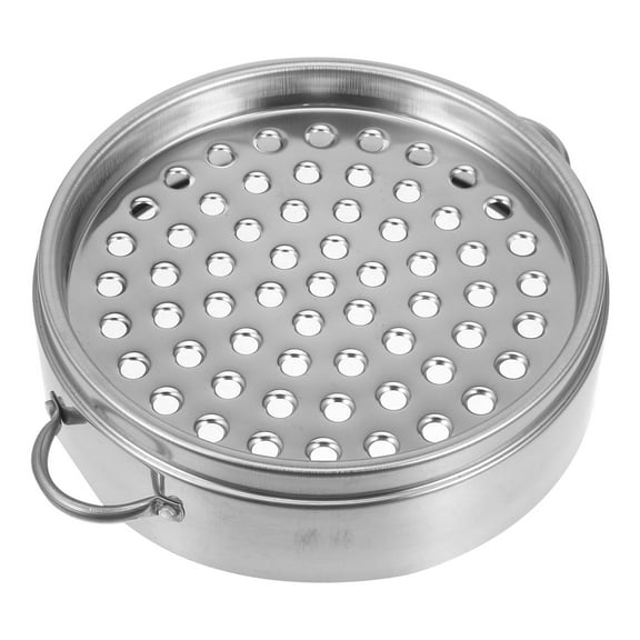 LOLIPPYY Multi-Layer Grey Stainless Steel Rice Steam Basket for Indoor Kitchen Use, 1 Pack