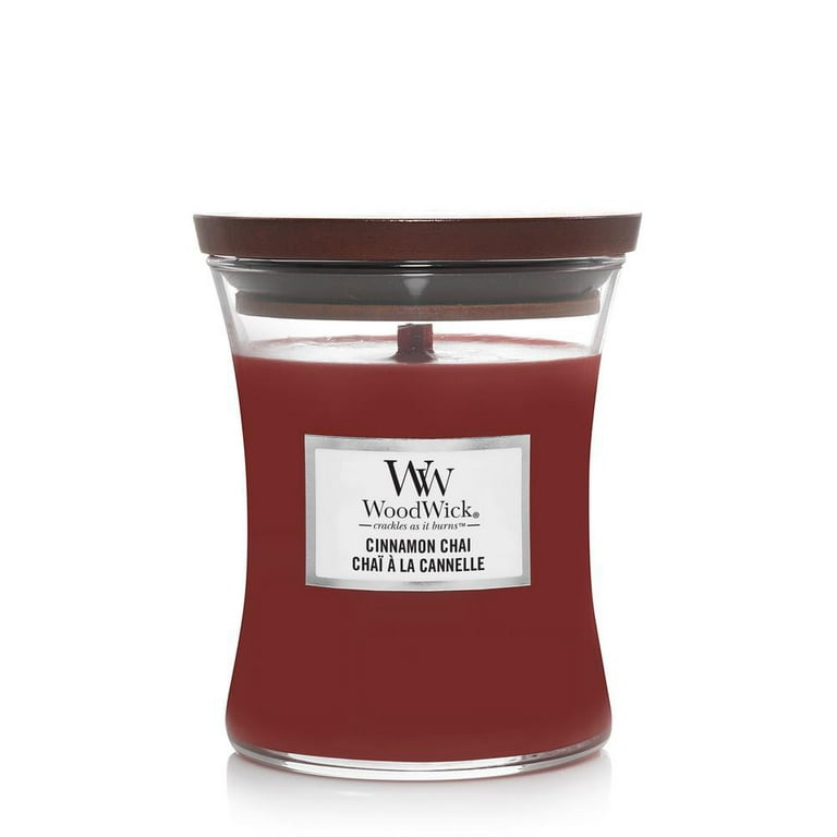  Customer reviews: WoodWick Large Hourglass Candle, Fireside -  Premium Soy Blend Wax, Pluswick Innovation Wood Wick, Made in USA