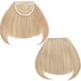 thumbnail image 5 of Benehair Clip in Fringe Hair Extensions as Humam Neat Bangs Thick Hairpiece 6" Dark Blonde Mix Bleach Blonde, 5 of 7