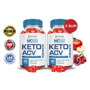 (2 Pack) Xslim Keto ACV Gummies 1000MG Dietary Supplement 120 Gummys