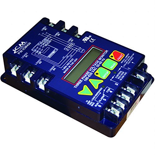 ICM Controls ICM450 Moniteur 3 Phases, Mémoire 25 Faults, Configuration LCD et Diagnostics, Identification des Défauts