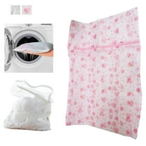 5 Pc Mesh Laundry Bags Large Wash Zipped Cloth Aid Underwear Delicates Lingerie