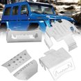 thumbnail image 2 of Fosa 6 Pcs/Set Plaque de Protection de Châssis avant Arrière Compatible avec Traxxas Trx6 G63 Voiture RC 6 Roues, Plaque de Châssis RC, Plaque de Voiture RC, 2 of 8