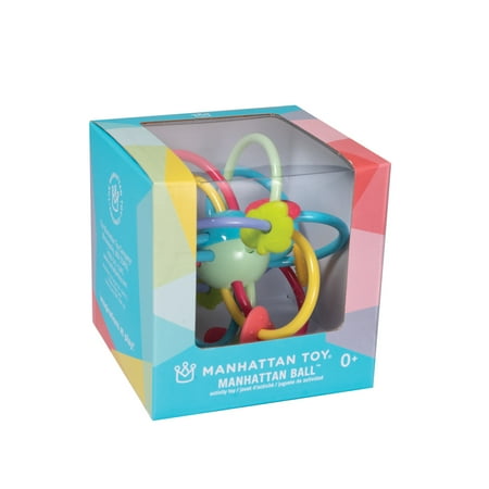 Manhattan Toy Manhattan Ball Rattle and Sensory Teether Toy