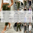 thumbnail image 5 of yillto Capris for Womens Straight Leg Pants with Pockets Fashion Cargo Outfit High Waist Dressy Pant, 5 of 7
