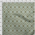 thumbnail image 3 of oneOone Viscose Chiffon Fabric Diamond Geometric Decor Fabric Printed BTY 42 Inches Wide, 3 of 4