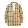 thumbnail image 2 of cllios Men's Flannel-Shirt Button Down Long Sleeve Plaid Shirt Jacket with Pocket Loose Fit Casual Flannel Shirt Jackets Black S-XL, 2 of 9