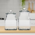 thumbnail image 5 of Amici Home Carlisle Square Glass Canister, Assorted Set of 2, 5 of 5