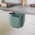 thumbnail image 4 of AuroraX Stylish Kitchen Trash Can Multiple Sizes Hanging Green Garbage Can Contemporary Plastic Garbage Bin for Compact Spaces, 4 of 6