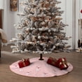 thumbnail image 5 of Daiia Pig Polka Dot Drawing Merry Christmas Tree Skirt , Xmas Large Lace-up Tree Skirt, Santa Snowflakes Rustic Home Decorations New Year Party Farmhouse Decor-36", 5 of 7