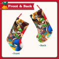 thumbnail image 2 of Lsque Mario Pattern 18 Inch Christmas Stockings, Festive Holiday Stocking for Christmas Decorations Holiday Decor, 2 of 8