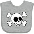 thumbnail image 3 of Inktastic Fun Skull and Crossbones Boys or Girls Baby Bib, 3 of 4