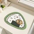 thumbnail image 4 of Cute Shape Kitchen Mat, Absorbent Countertop Drying Mat, Non Slip Dish Drying Pad for Kitchen Counter and Bathroom, Soft and Easy to Clean^, 4 of 6