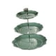 thumbnail image 3 of Soporte para tartas y cestas de frutas, soporte multifuncional para alimentos, ideal para postres, pasteles y fiestas. L 3 niveles verde, 3 of 9