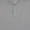 thumbnail image 2 of Van Heusen Mens Gray Regular Fit Long Sleeve Henley Shirt X-Large, 2 of 2