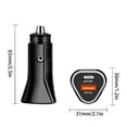 thumbnail image 2 of Chargeur de Voiture Rapide avec Ports USB 36W Charge Rapide pour Appareils Android, 2 of 6