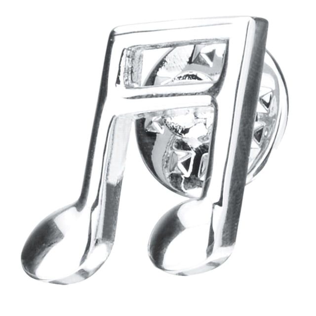 lionlar Cute Collar Lapel Musical Note Shape Brooch Pin For Clothes, Evening