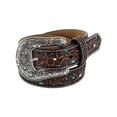 thumbnail image 1 of Ariat A1304027-26 Girls Rhinestone Sparkly Floral Belt, Blue - Size 26, 1 of 2