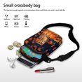 thumbnail image 7 of HELLHERO Leakproof Crossbody Small Crossbody Bags for Unisex Casual Travel Adjustable Crossbody Bag Polyester 4.33x1.97x7.09, 7 of 7