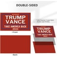 3x5 3ply Double Sided Flag, TrumpVance 2024 Flag 3x5 Donald Trump 2024