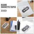 thumbnail image 3 of 6 pcs Blank Audio Tapes DIY Empty Cassette Tape 30-minute Recordable Blank Cassette Tapes for Greeting, 3 of 4