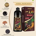 thumbnail image 4 of Blonde Brown Hair Dye Shampoo 3 in 1, Natural Hair Color Shampoo for 100% Gray Coverage, Brown Hair Colors in 10-15 mins, 16.9 Fl Oz, Paraben Free, Hypoallergenic, 4 of 7