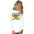 thumbnail image 3 of Woodsy Owl Keep it Clean and Green Long Sleeve TShirt Men Women Brisco Brands X, 3 of 6